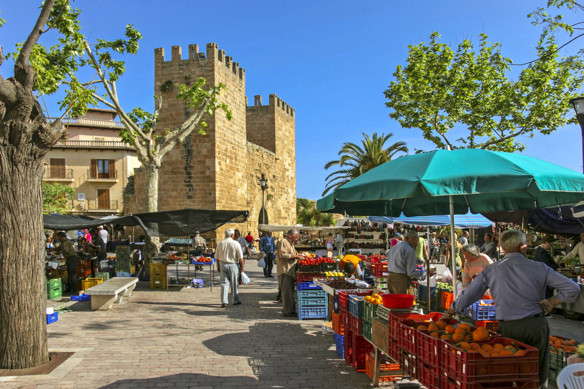 Majorca, Market in Alcudia