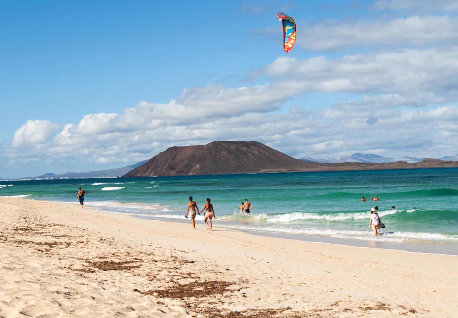 Corralejo Beach, Kiten