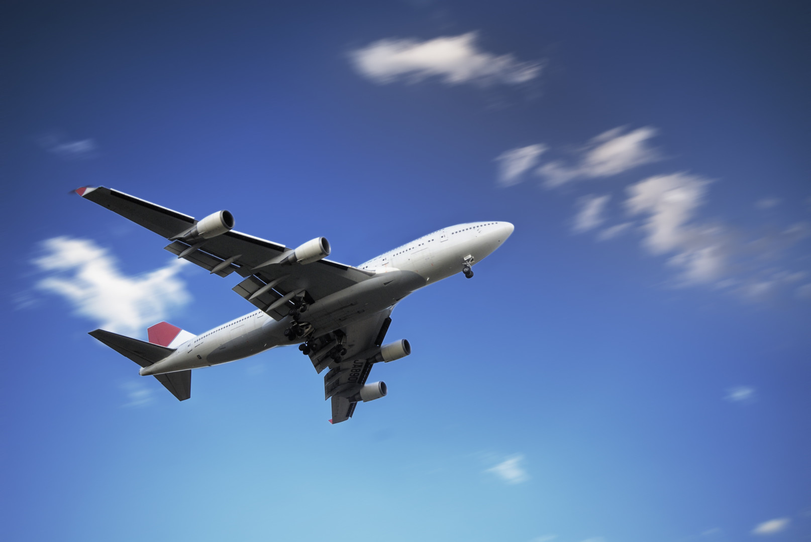 Flugzeug in der Luft