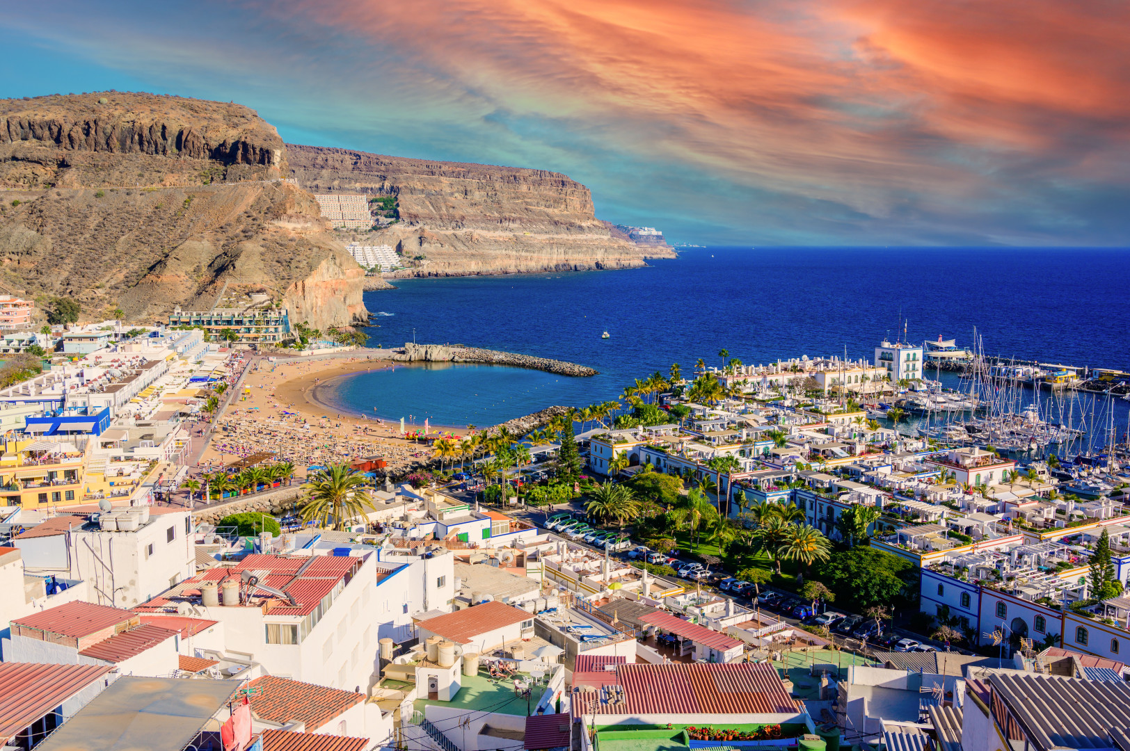 Puerto de Mogan auf Gran Canaria, Playa de Mogan