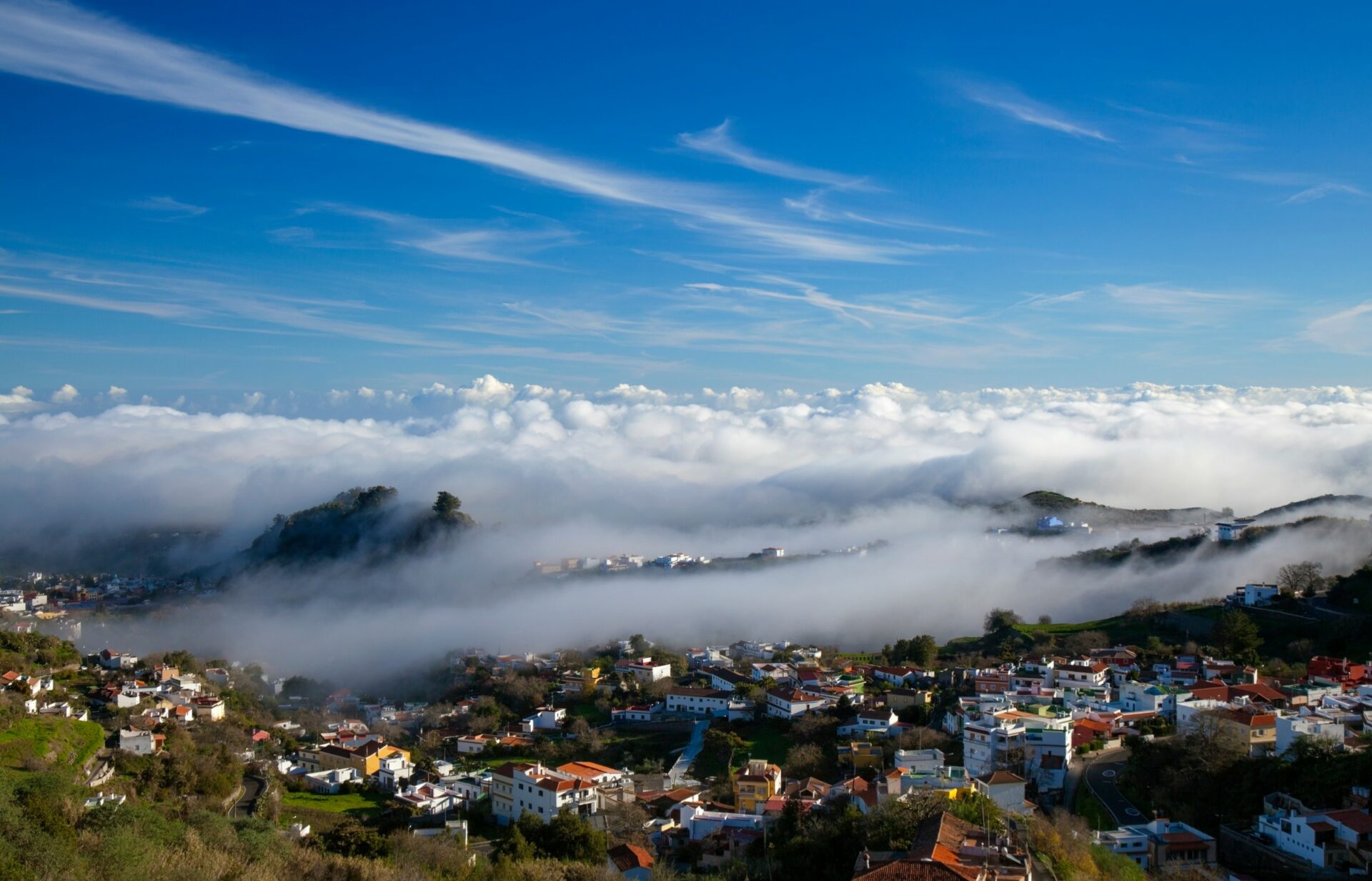 Gran Canaria, Klima, Wolken