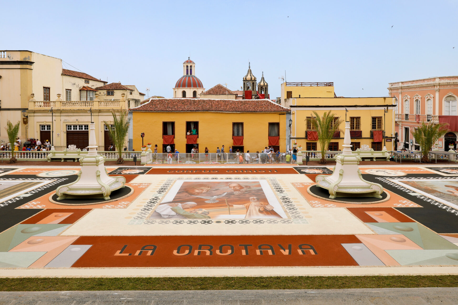 La Orotava, Fronleichnam in la Orotava