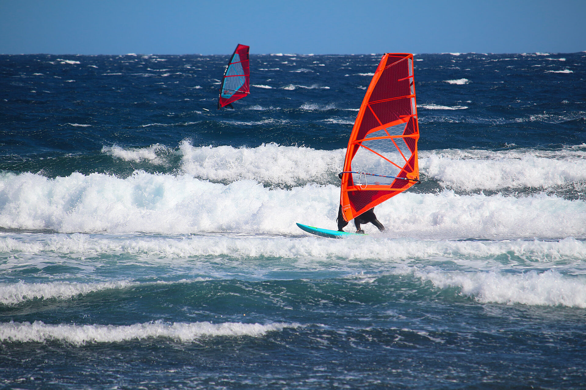 Windsurfing, Surfen