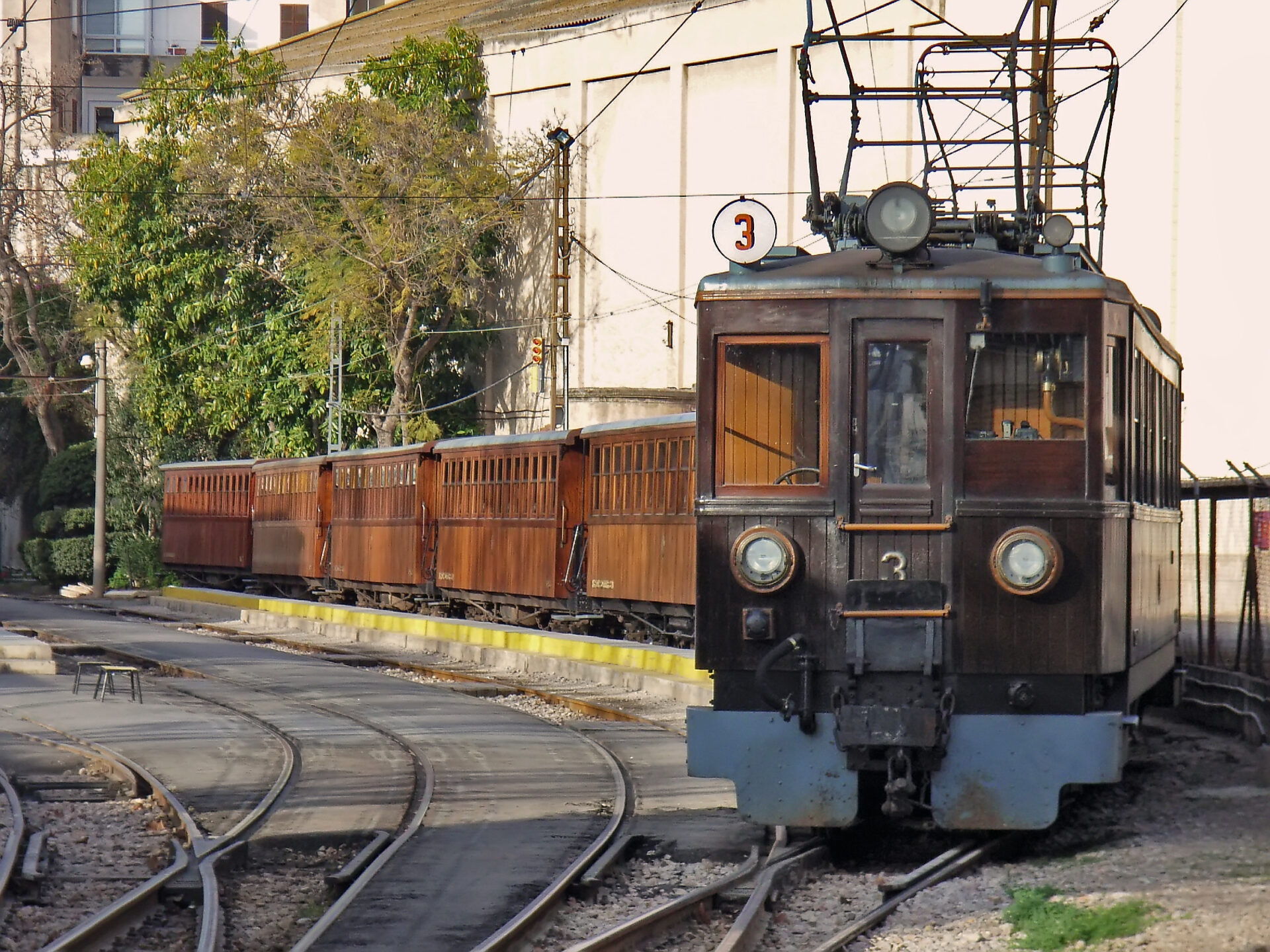 Old train in Majorca (Balearic Islands - Spain)