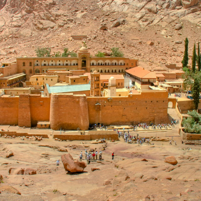 Antike Sehenswürdigkeit: Das Katharinenkloster am Berg Sinai