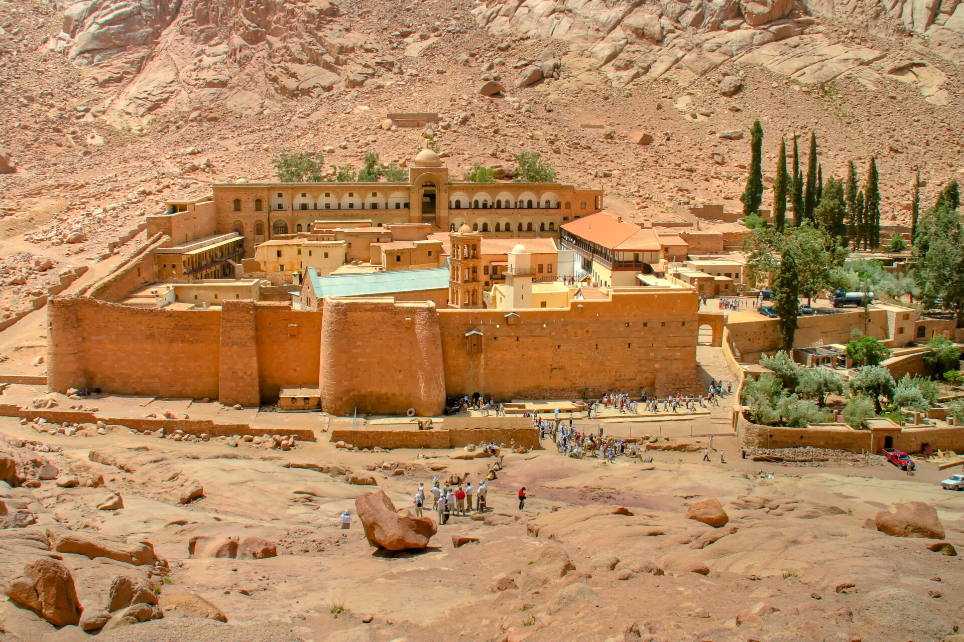 Antike Sehenswürdigkeit: Das Katharinenkloster am Berg Sinai