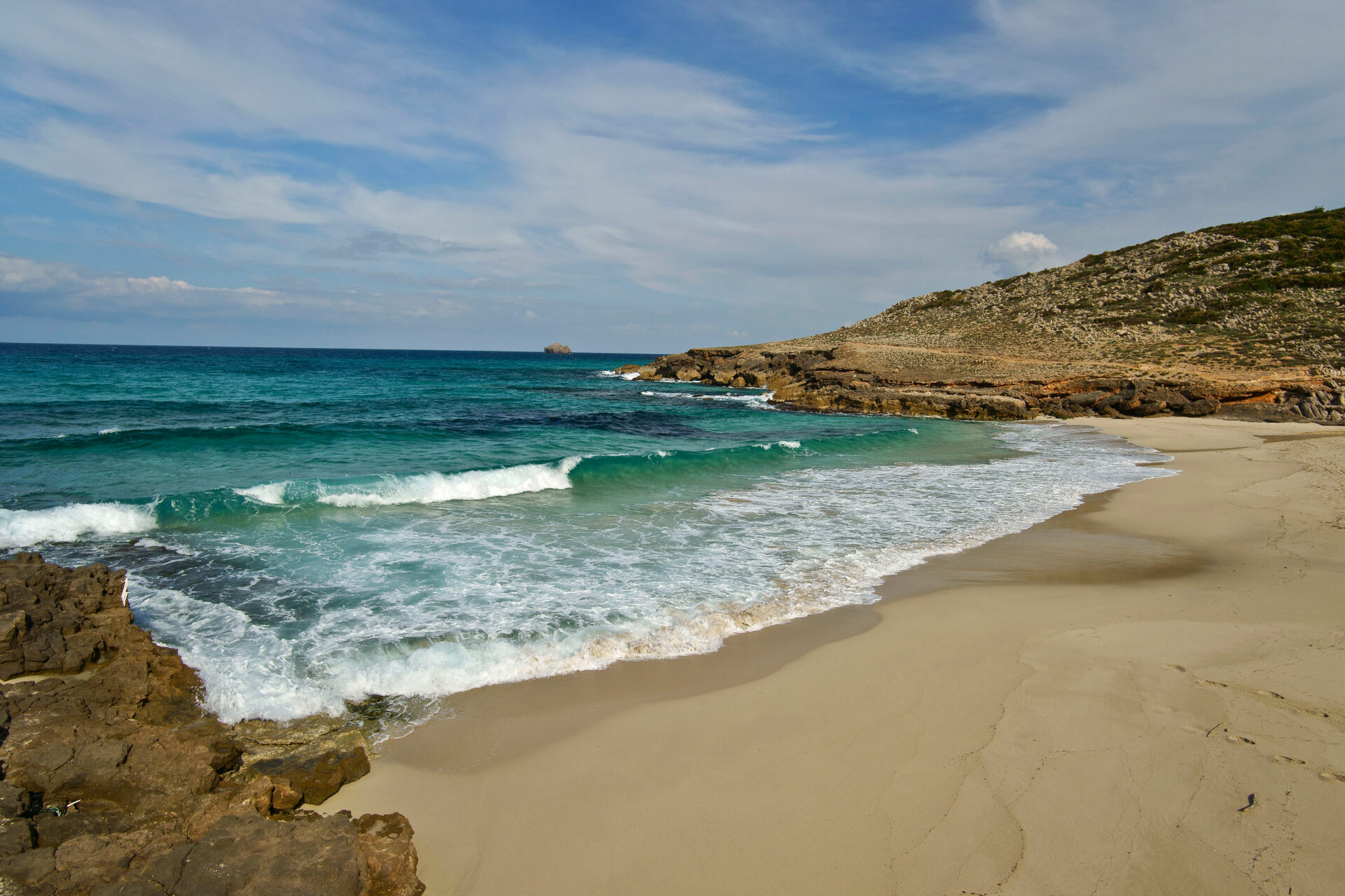 Wanderung zum Strand Sa Font Celada