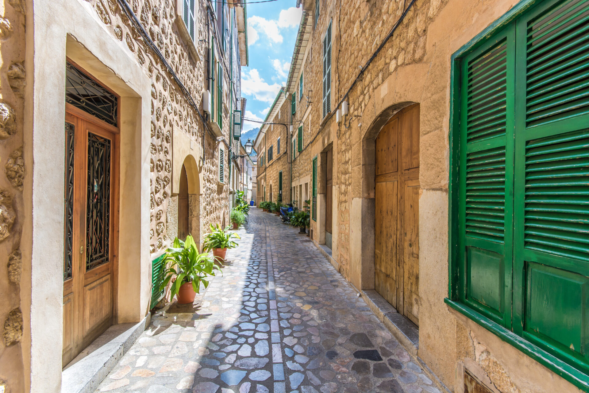 Sóller auf Mallorca: schöne Altstadtgasse