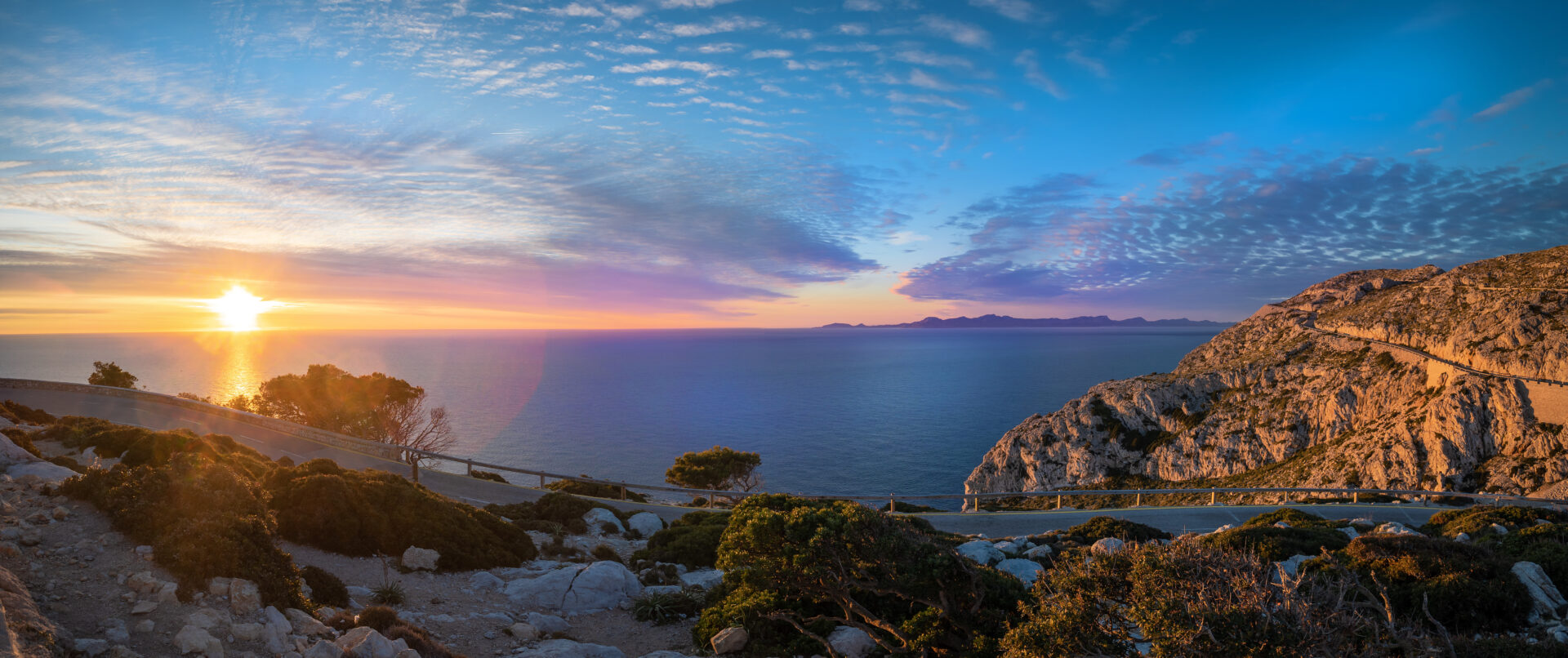 Sonnenuntergang am Cap de Formentor