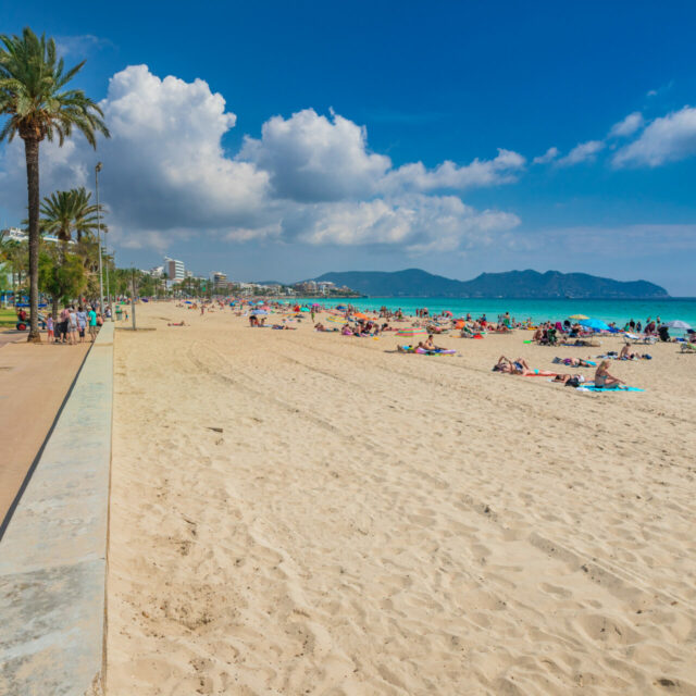 Strandpromende Cala Millor, Mallorca