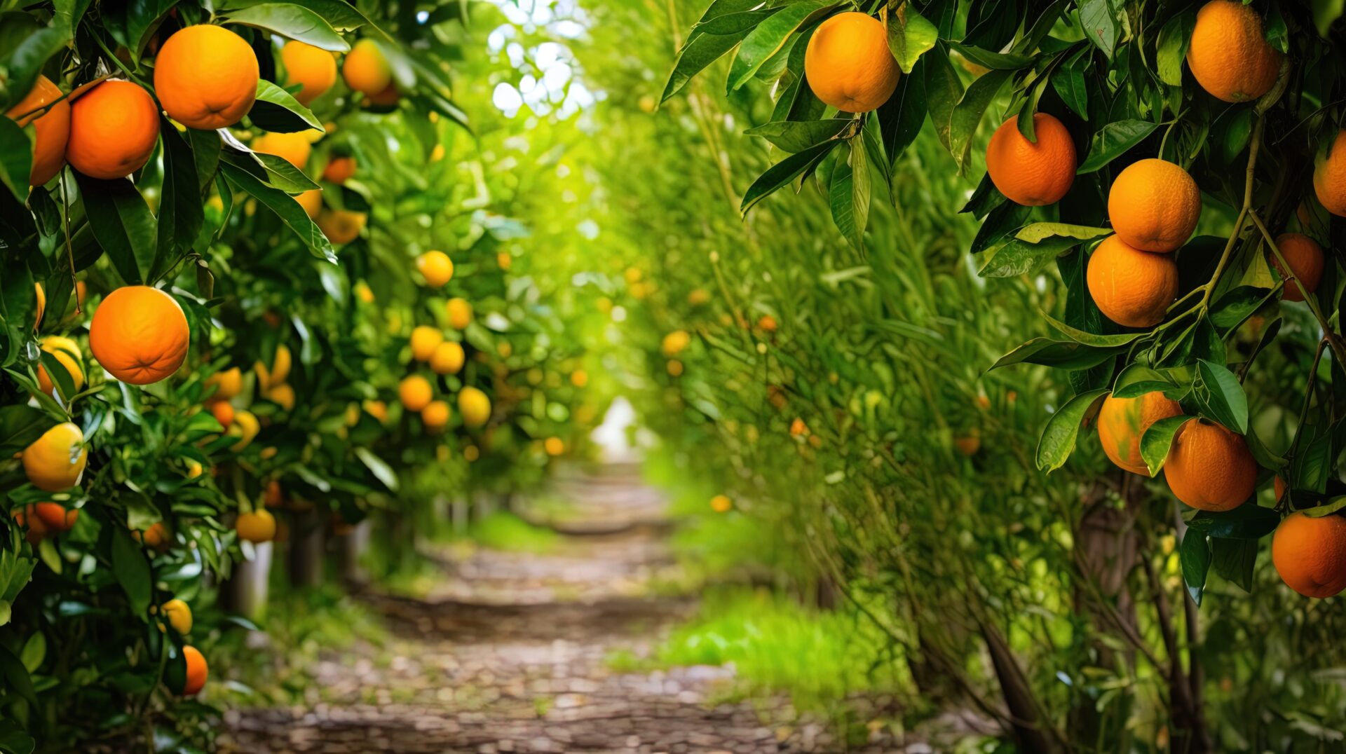 Orangenplantage