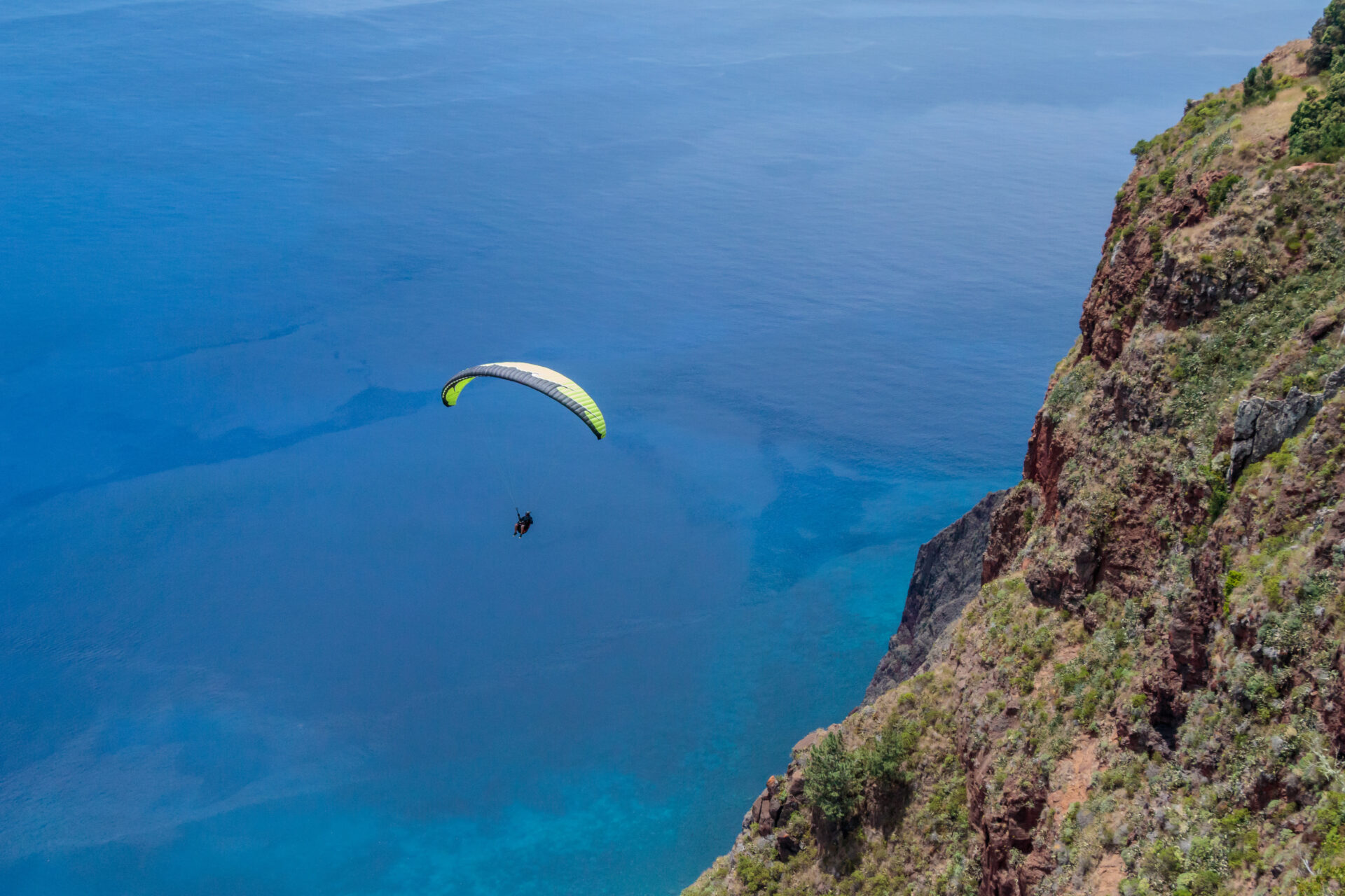 Gleitschirmfliegen auf Madeira