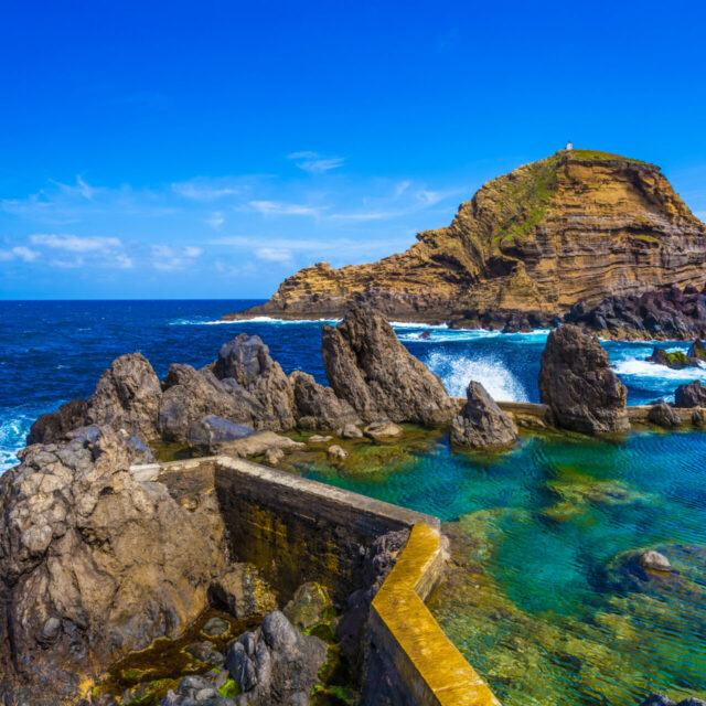 Natürliches Schwimmbecken Porto Moniz auf Madeira