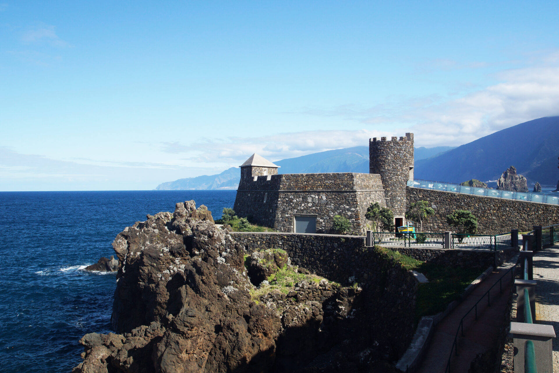 Aquarium in Porto Moniz in der Festung São João Baptista