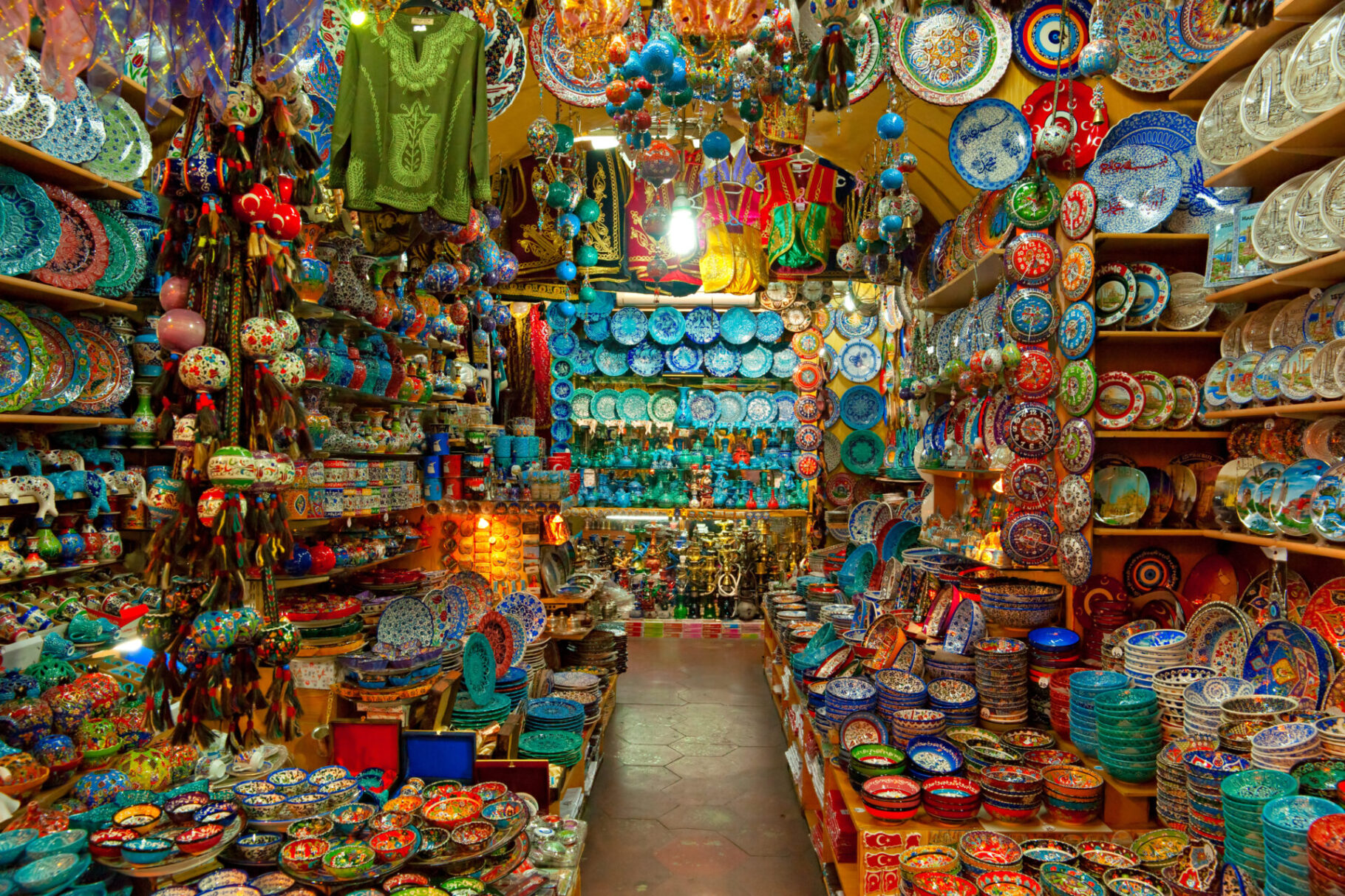 Grand Bazaar Shops in Istanbul