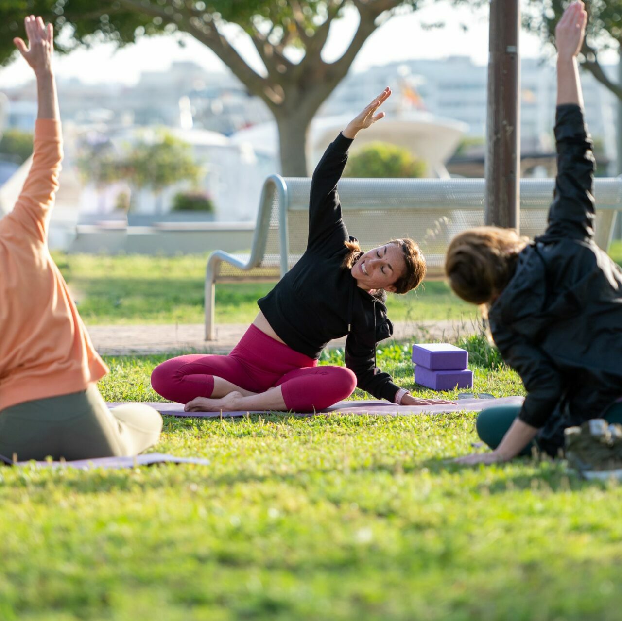 Yoga draußen