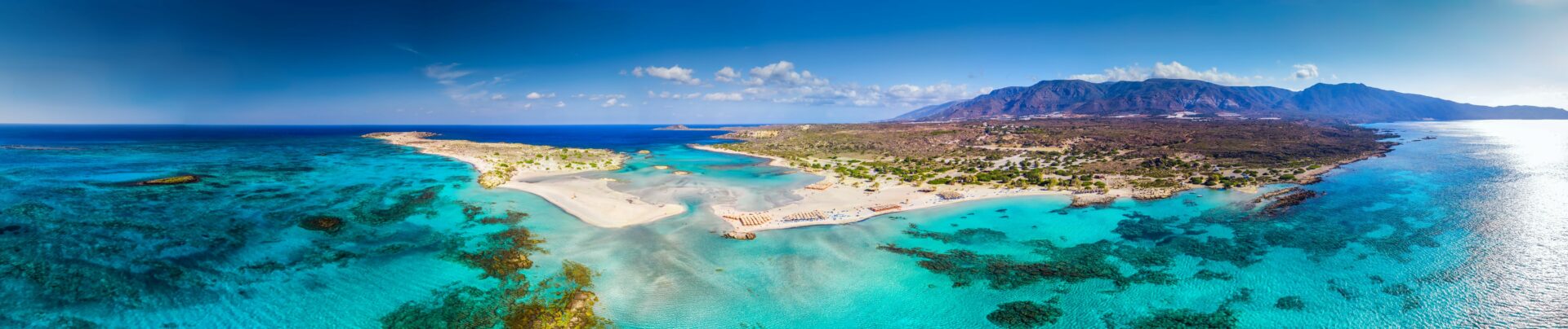 Elafonissi beach kreta, Panoramasicht