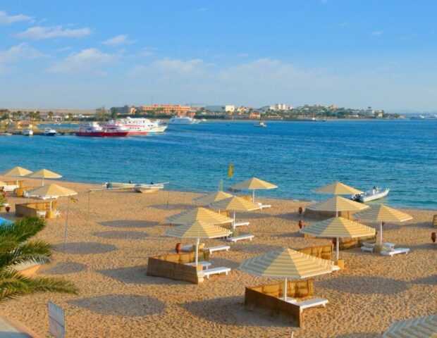 Safaga Ägypten, Liegen am Strand