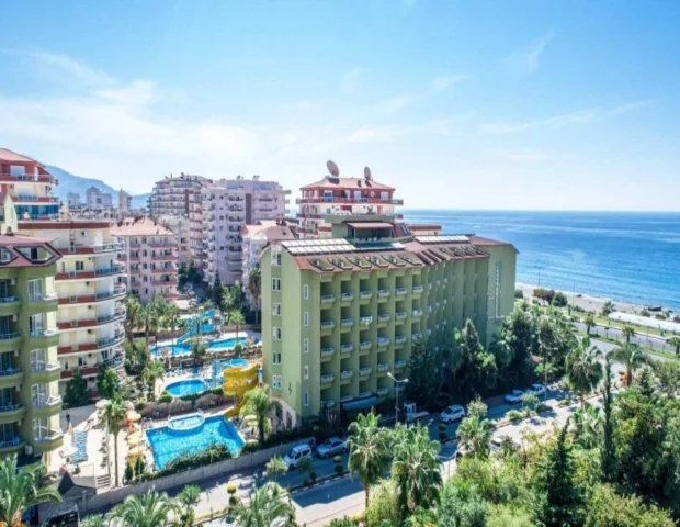 Außensicht.Sun Star Beach Hotel, Türkei