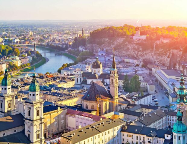 Salzburg von oben