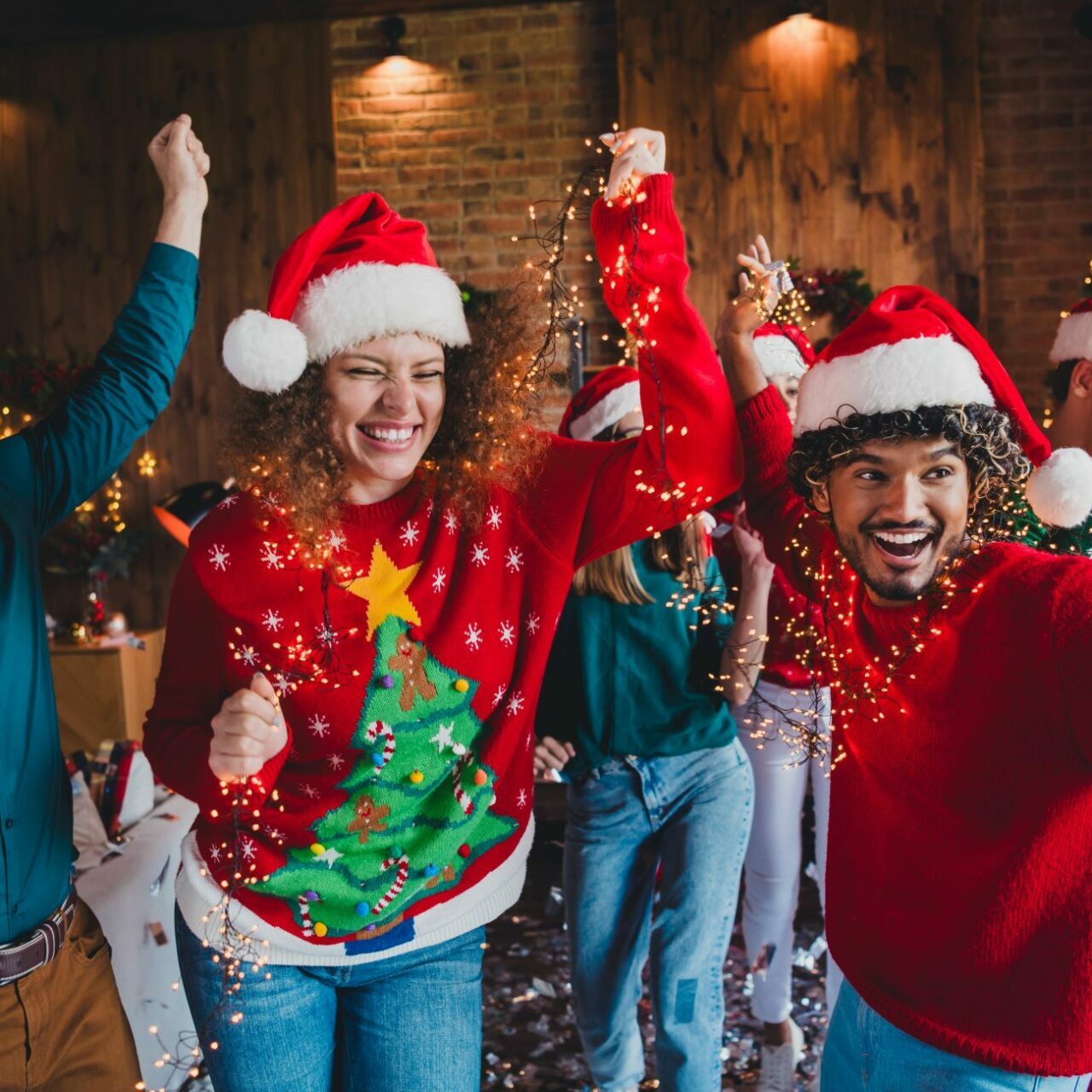 Weihnachten Musik, gute Laune