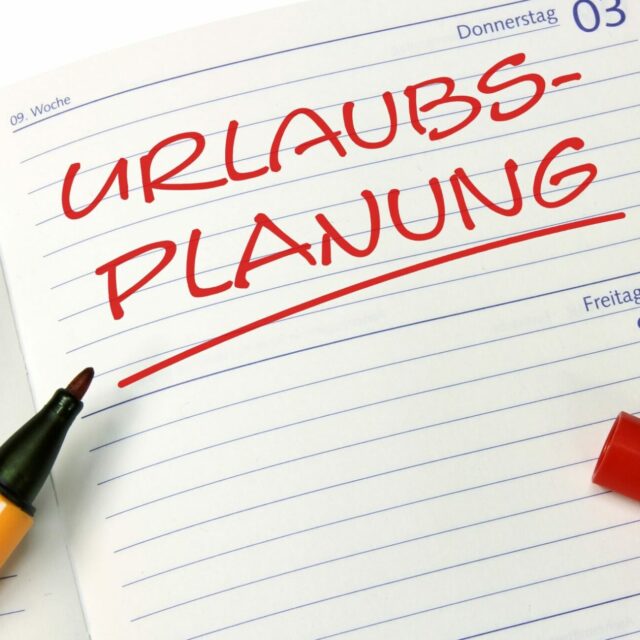 Urlaubsplanung Kalender