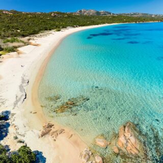 Costa Smeralda, Strandabschnitt