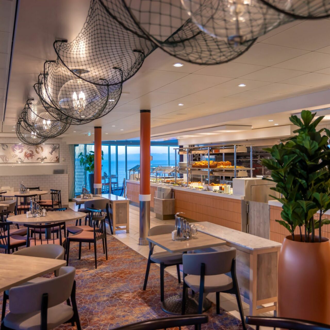 Restaurant Fischmarkt auf der Mein Schiff 2