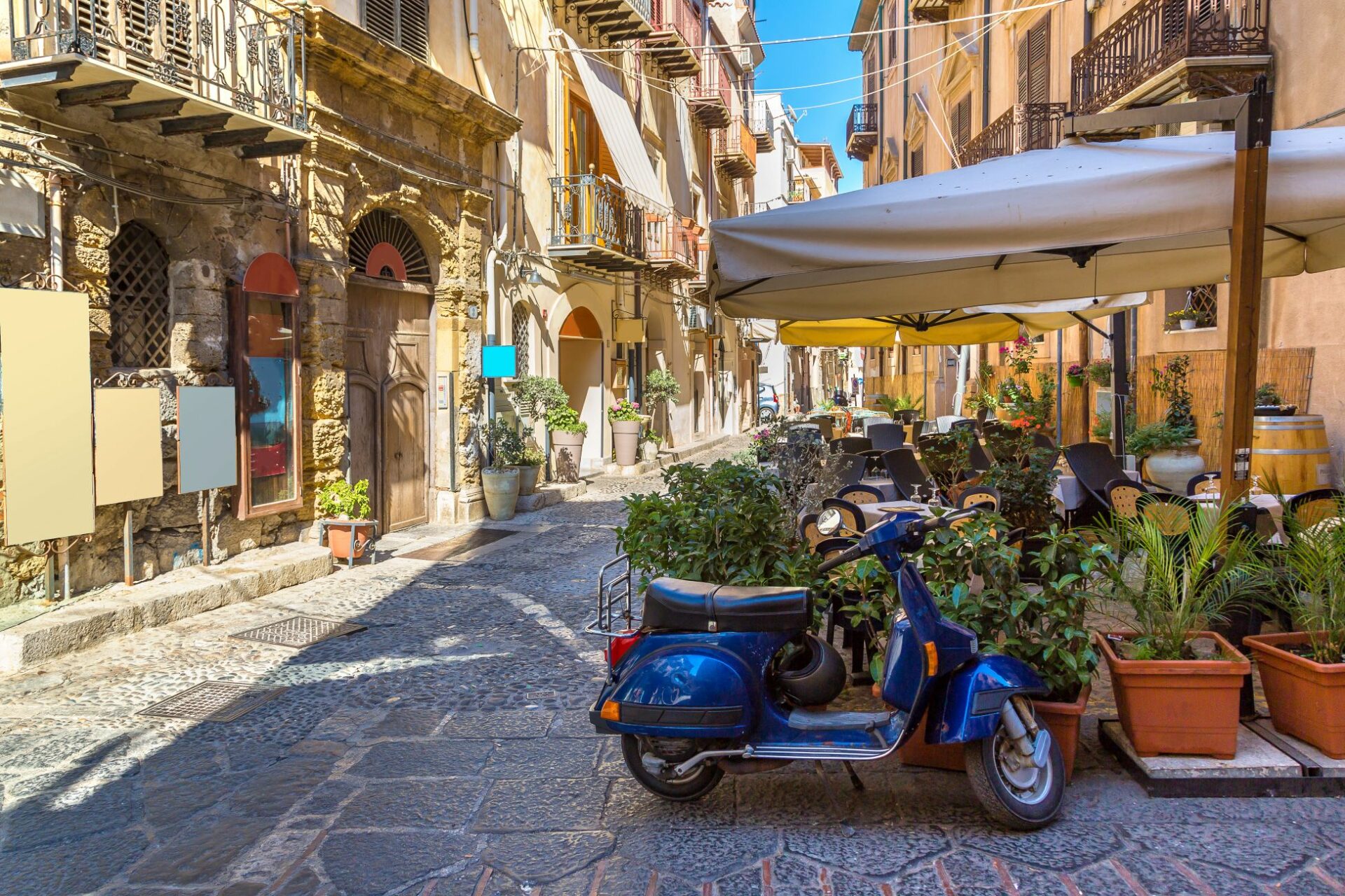 Cefalu altstadt gasse