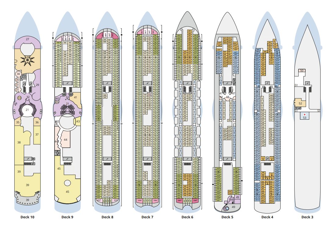 AIDAluna Deckplan