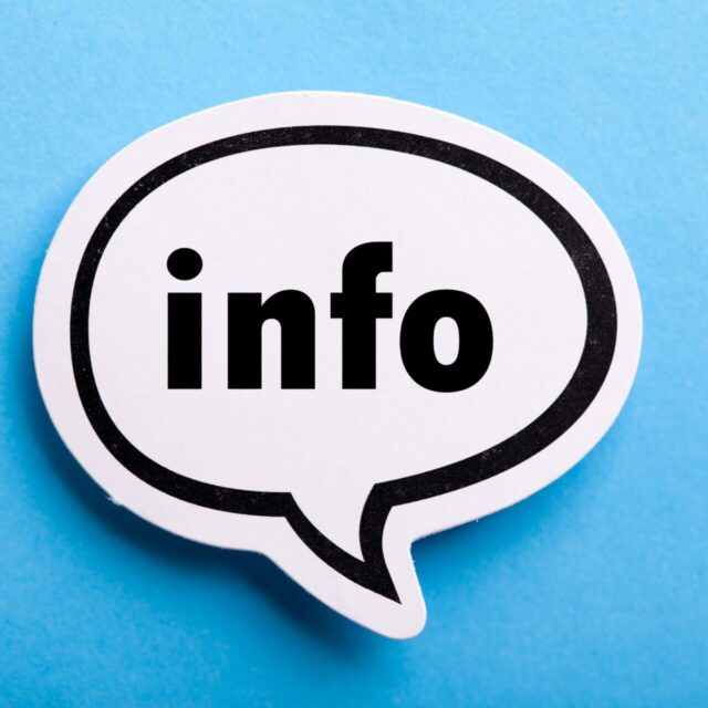 Info Speech Bubble