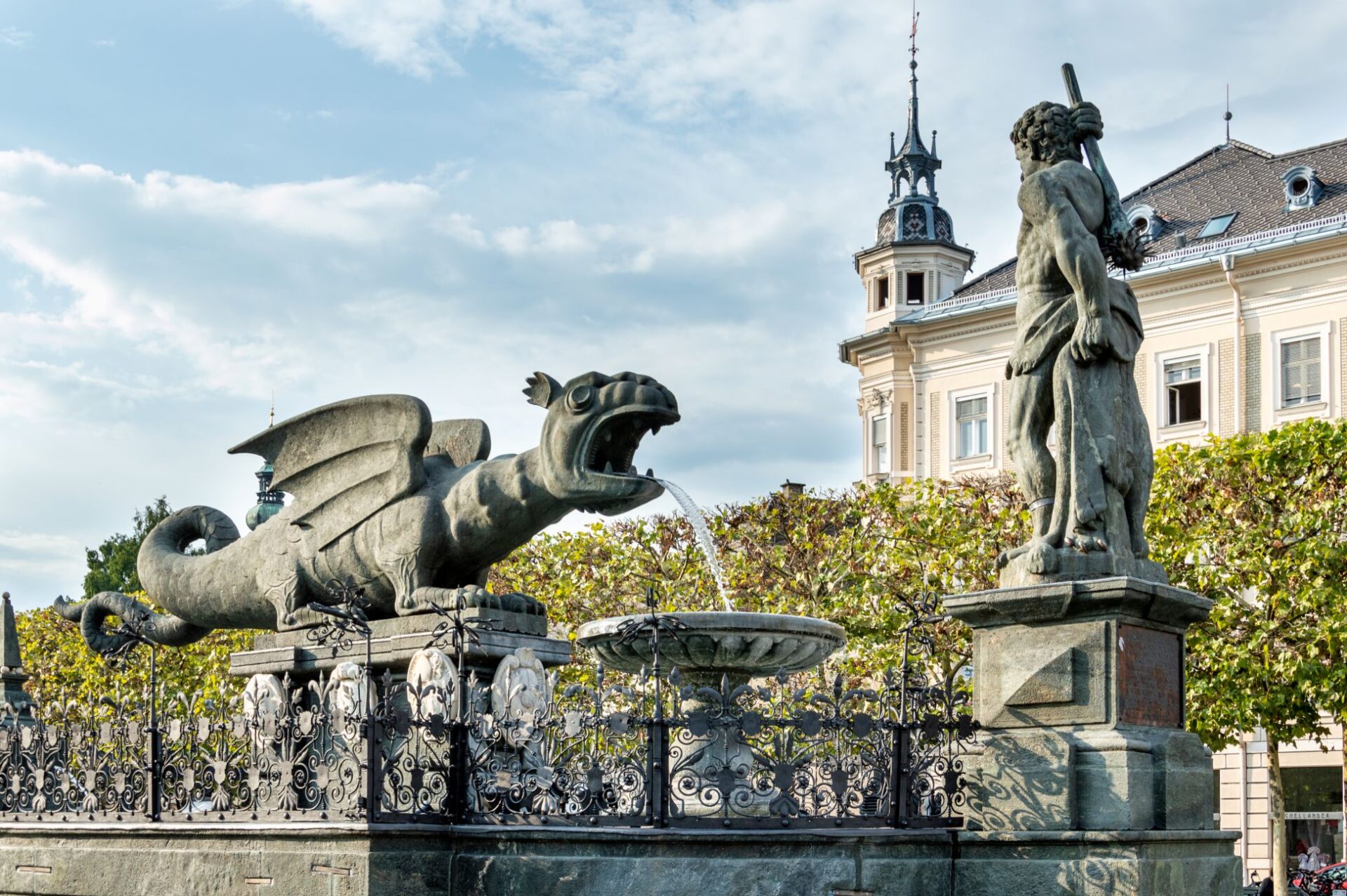 Klagenfurt, Lindwurmbrunnen