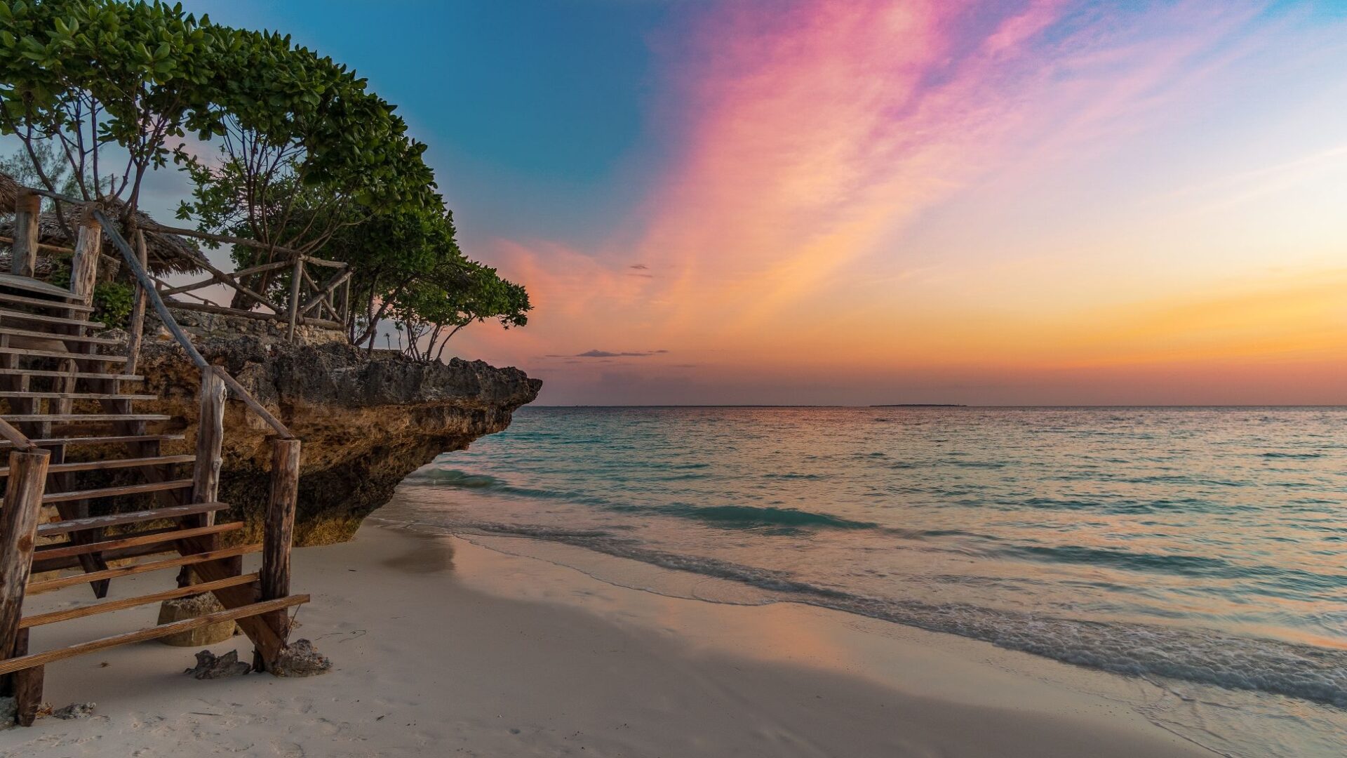 Nungwi Beach, Sonnenuntergang Sansibar