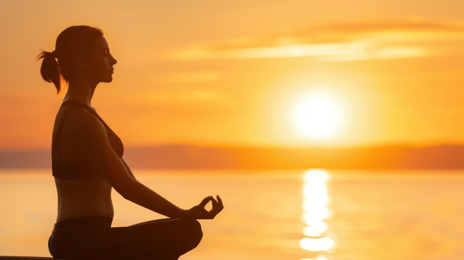 Yoga am Strand