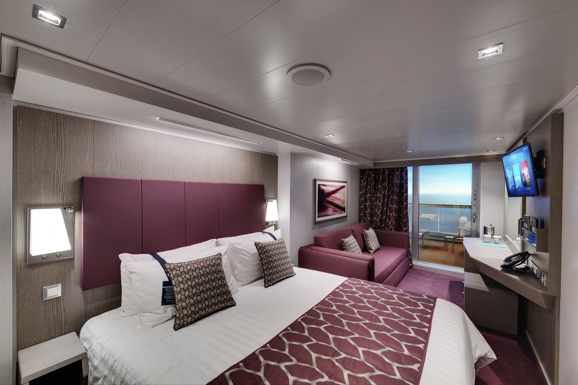 MSC Seaside, Balkonkabine