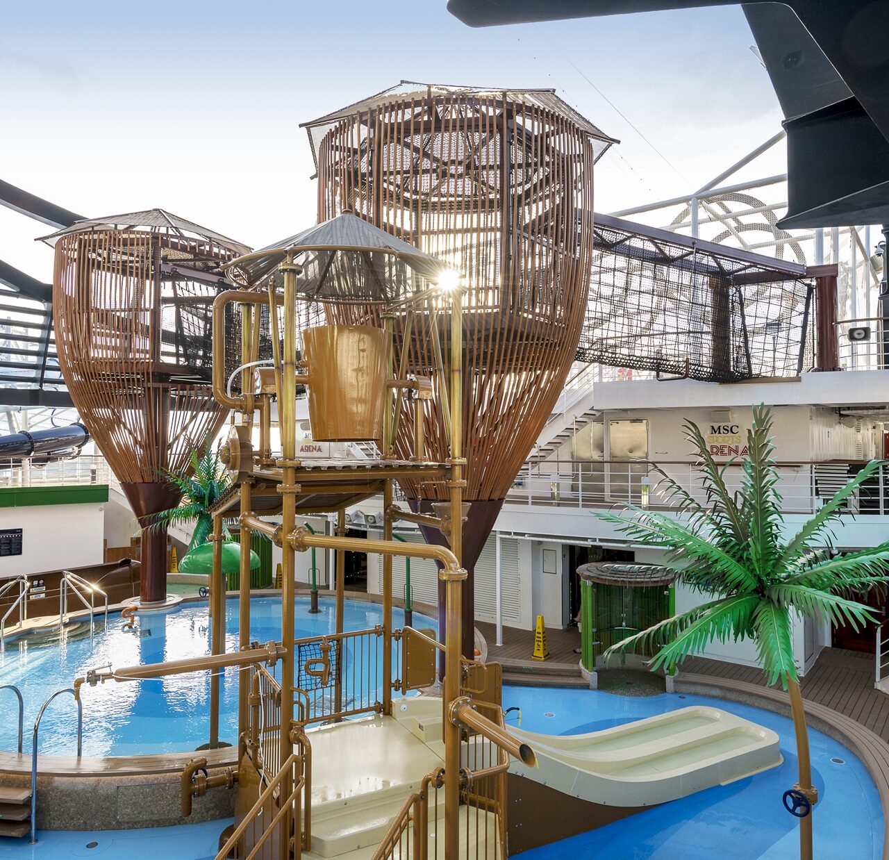 MSC Seaside Forest Aquaventure Park Pool