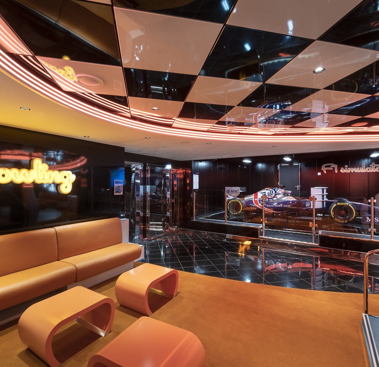 MSC Seaview, F1 Simulator
