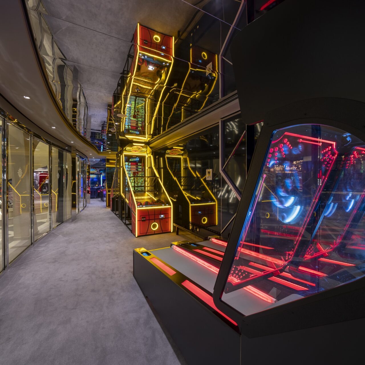MSC World Europa, Games Arcade