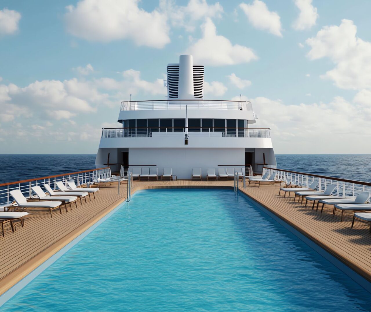 Pool auf Kreuzfahrtschiff