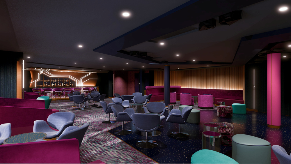 D4 - Club & Lounge Rendering Mein Schiff Flow