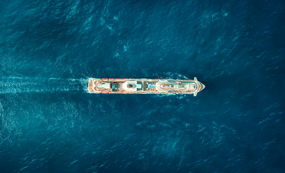 Drohnenaufnahme Topshot Mein Schiff Relax