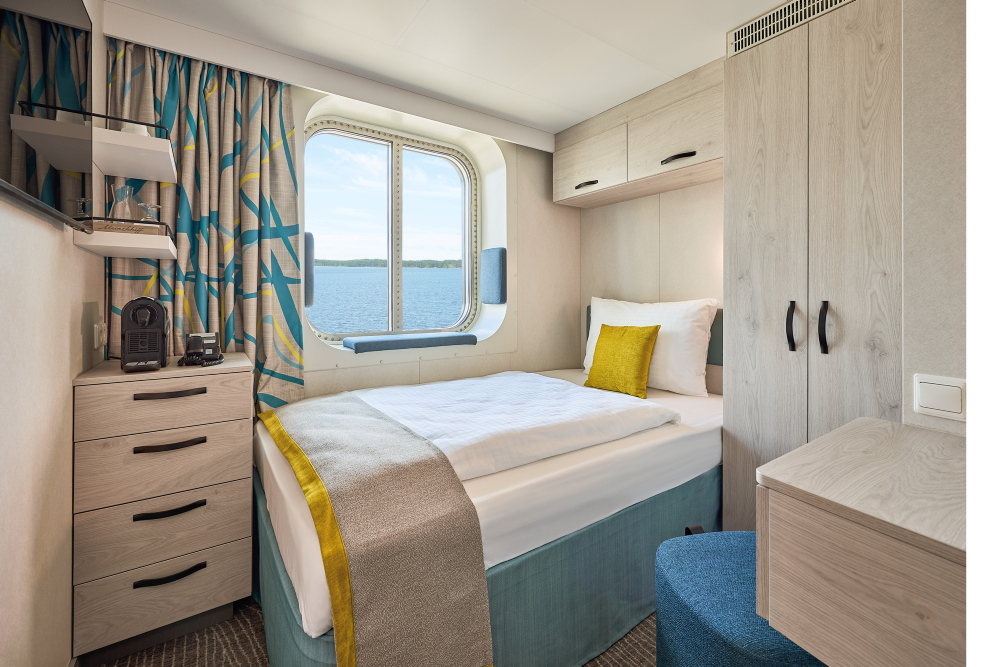 Einzel-Außenkabine auf der Mein Schiff 7