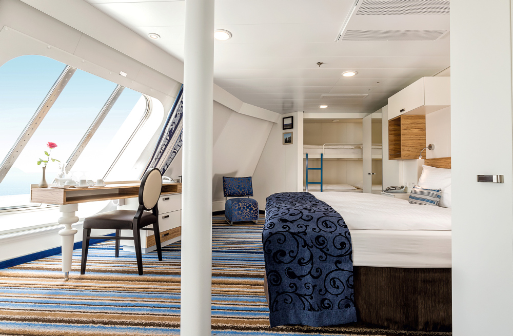 Familienkabine Außen auf der Mein Schiff 4