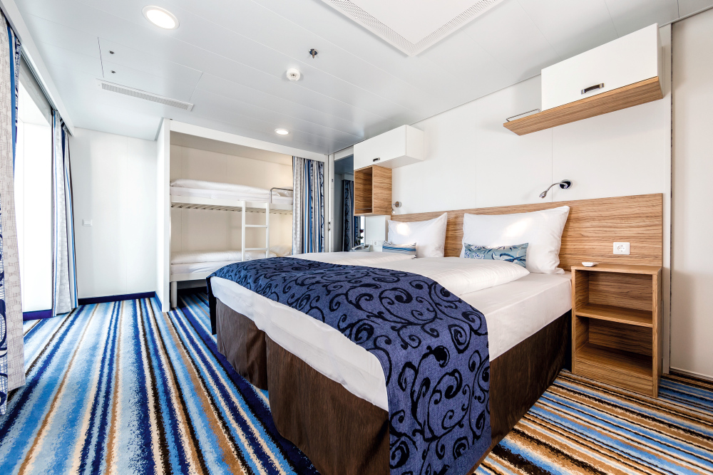 Familienkabine Veranda Deluxe auf der Mein Schiff 3