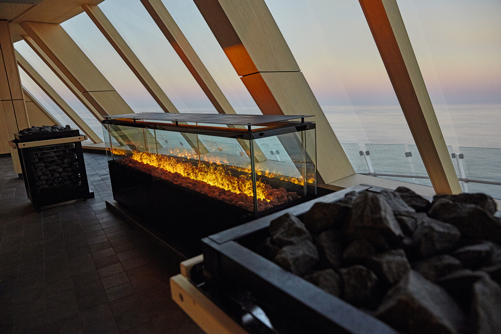 Finnische Sauna auf der Mein Schiff 1