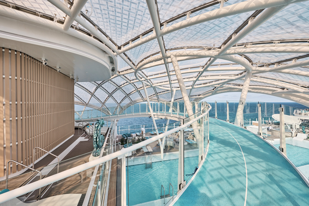 Jogging-Strecke auf der Mein Schiff Relax