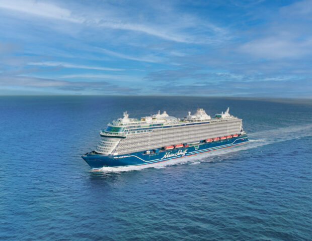 Mein Schiff Relax, Drohnenaufnahme, TUI Cruises InTUItion-Klasse