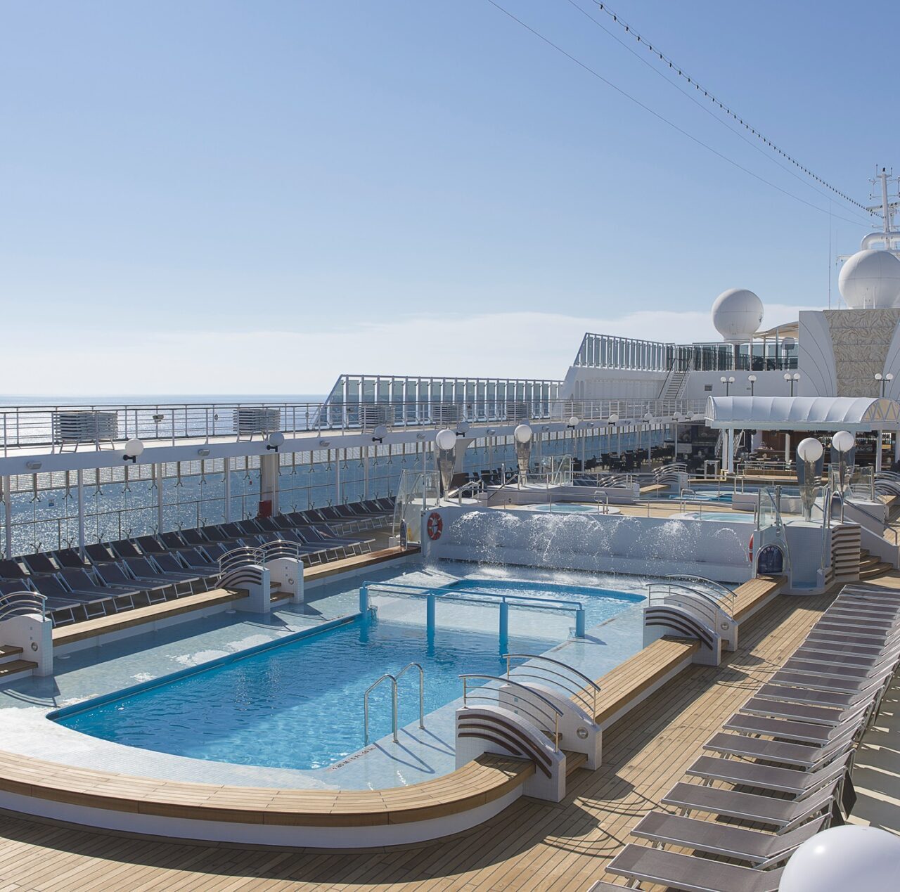 MSC Opera, Le Piscine