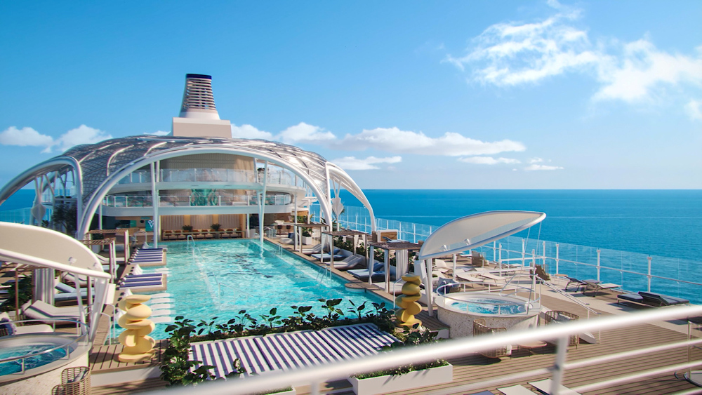 Mein Schiff Flow Rendering Pooldeck