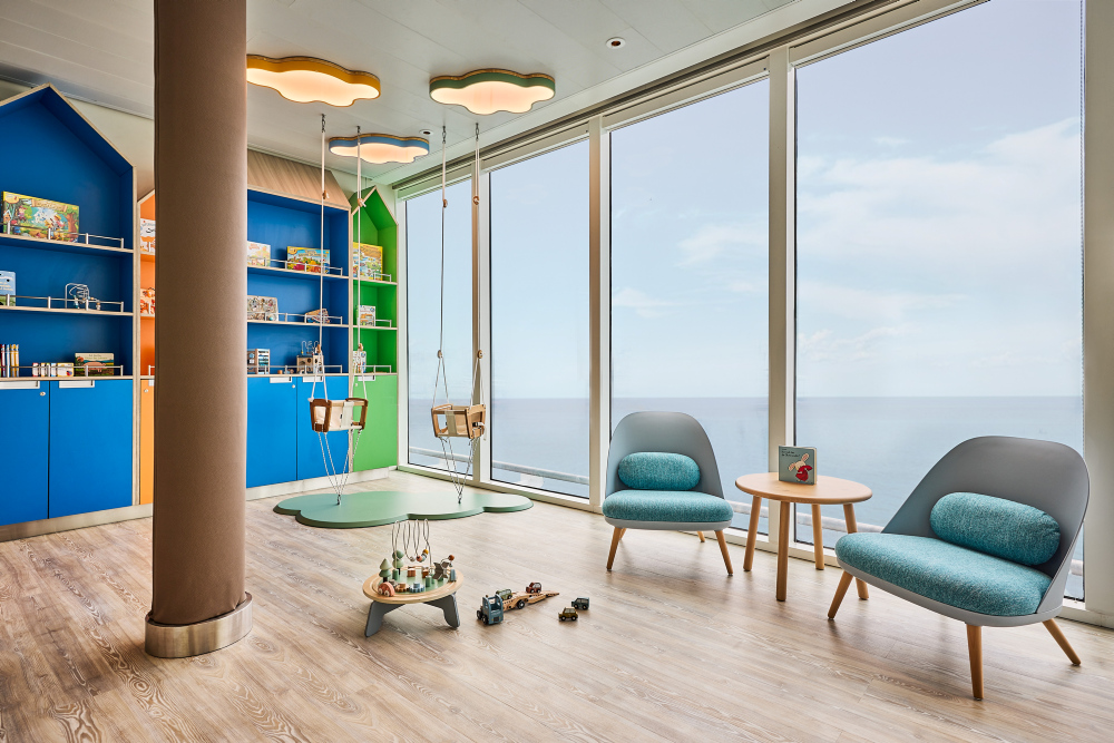 Nest-Baby-Raum auf der Mein Schiff Relax